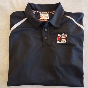 Chase Authentics Dale Earnhardt Men's Short Sleeve Black Polo Shirt Size XL